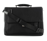 PIQUADRO - Cartella porta computer 15 espandibile con patta P16 Nero